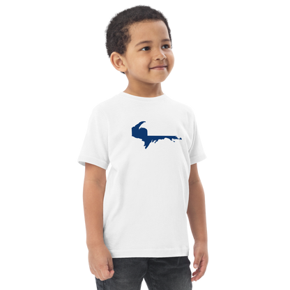 Michigan Upper Peninsula T-Shirt (w/ UP Finland Flag Outline) | Toddler Short Sleeve