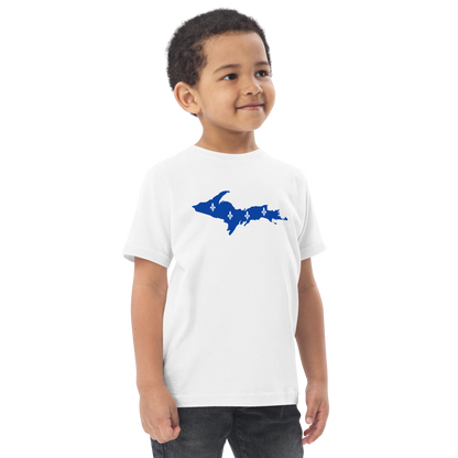 Michigan Upper Peninsula T-Shirt (w/ UP Quebec Flag Outline) | Toddler Short Sleeve