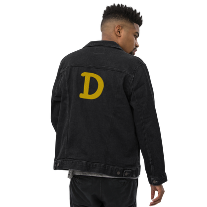 Detroit 'Old French D' Denim Jacket | Gold Embroidery