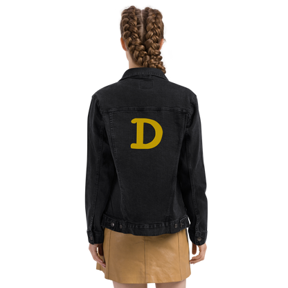 Detroit 'Old French D' Denim Jacket | Gold Embroidery