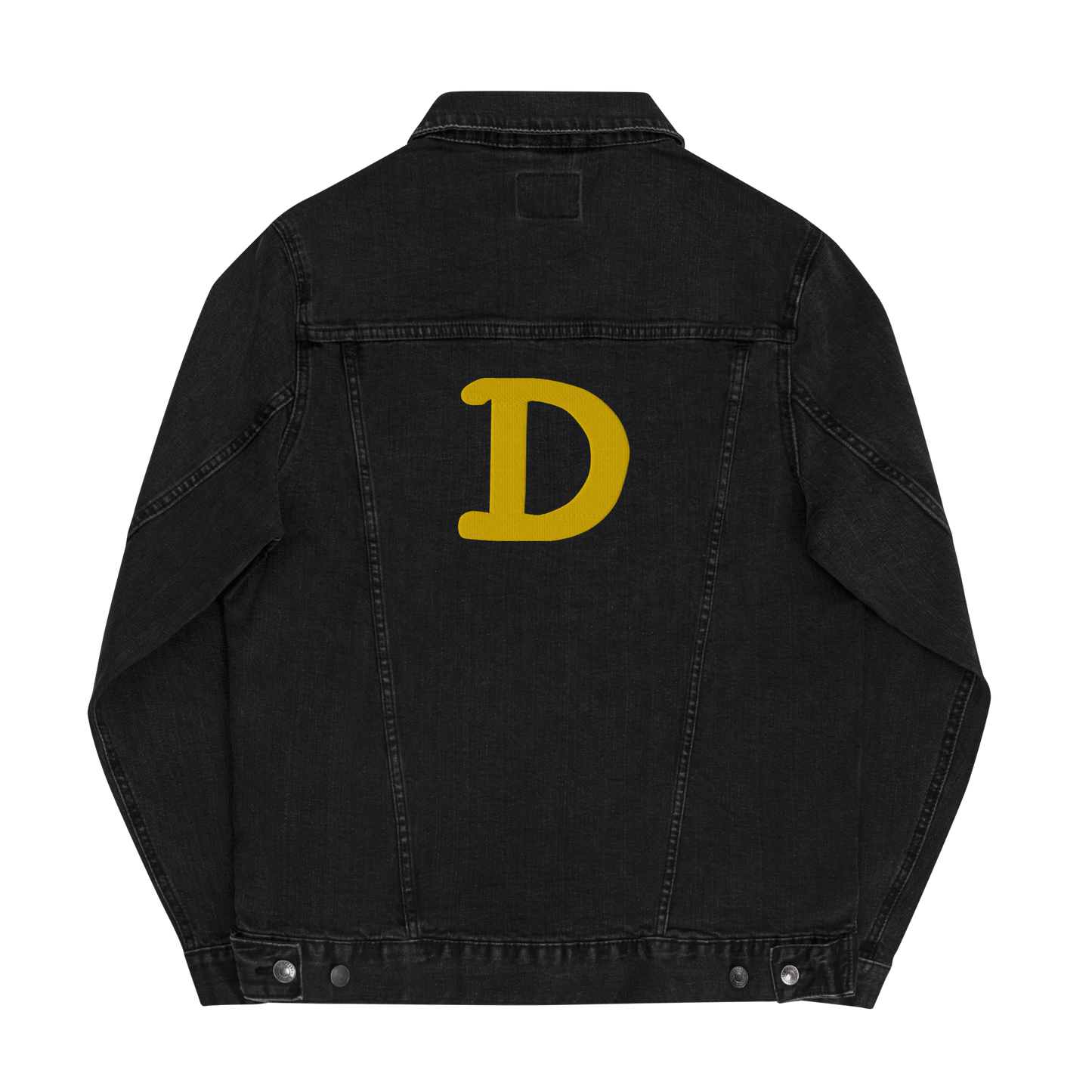 Detroit 'Old French D' Denim Jacket | Gold Embroidery