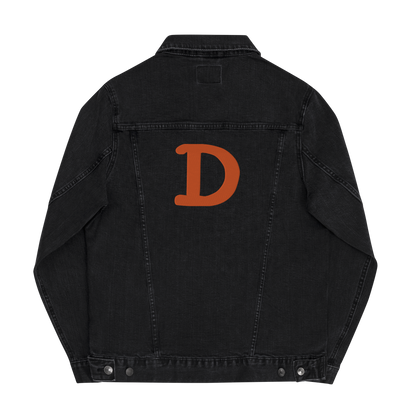 Detroit 'Old French D' Denim Jacket | Orange Embroidery
