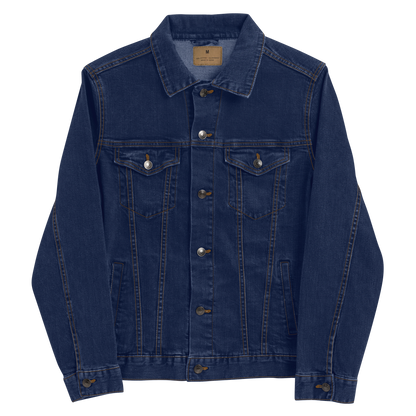 Detroit 'Old French D' Denim Jacket | Orange Embroidery