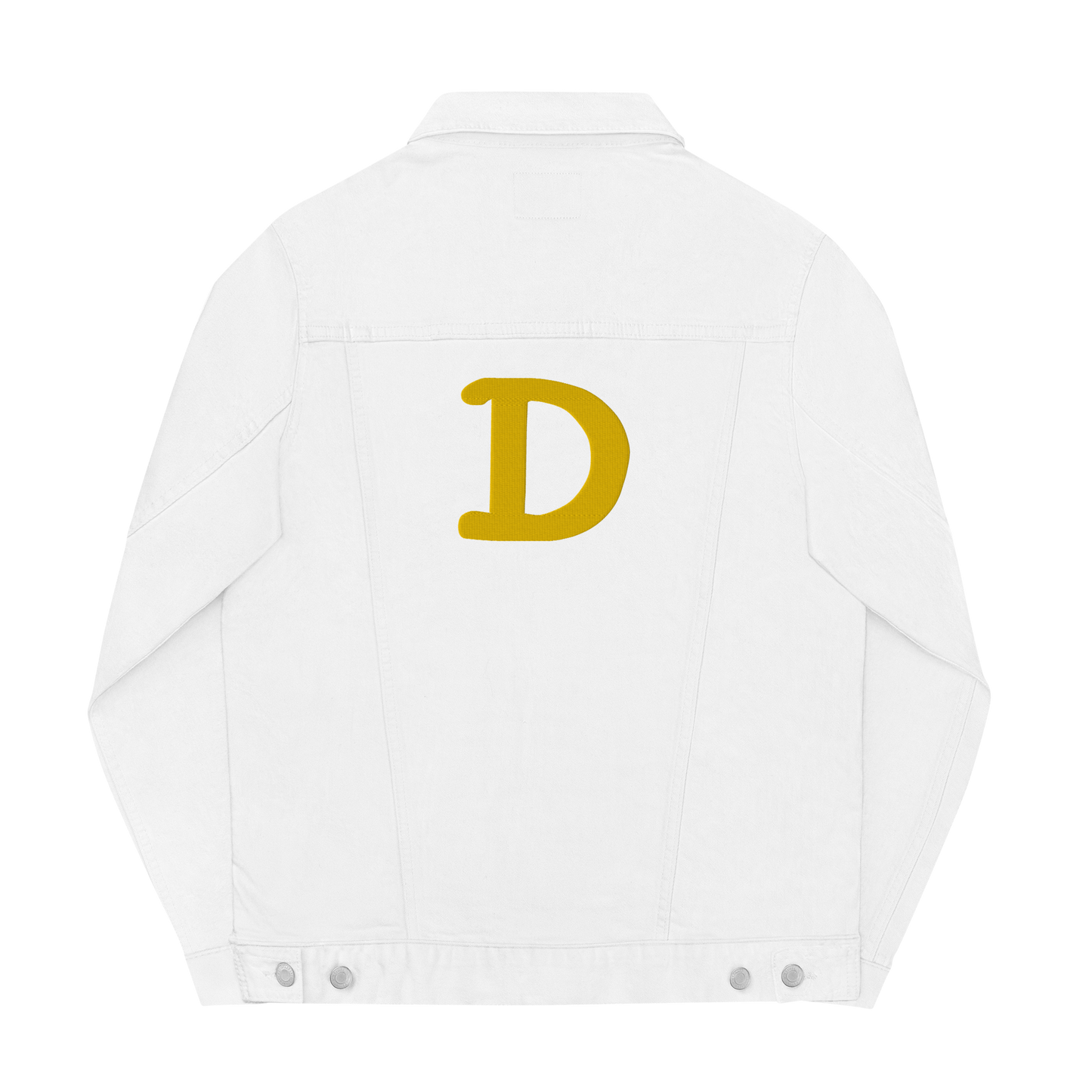 Detroit 'Old French D' Denim Jacket | Gold Embroidery