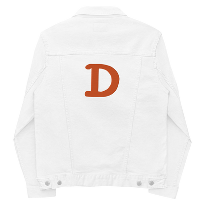 Detroit 'Old French D' Denim Jacket | Orange Embroidery