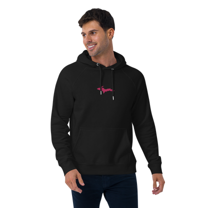 Michigan Upper Peninsula Hoodie (w/ Embroidered Pink UP Outline) | Unisex Organic