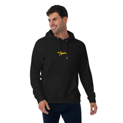 Michigan Upper Peninsula Hoodie (w/ Embroidered Gold UP Outline) | Unisex Organic