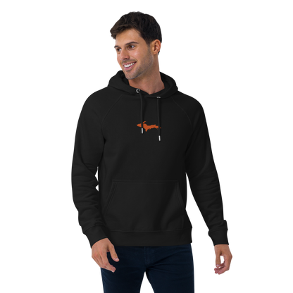 Michigan Upper Peninsula Hoodie (w/ Embroidered Orange UP Outline) | Unisex Organic