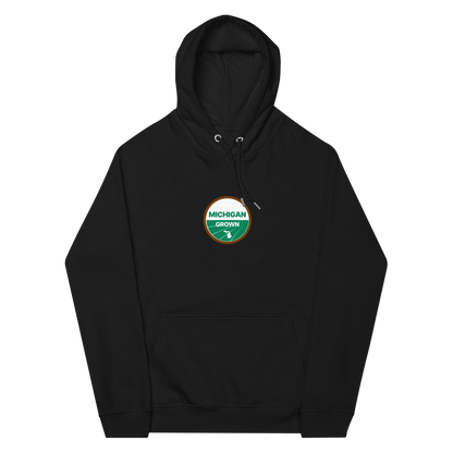 'Michigan Grown' Hoodie (Agricultural Certification Parody) | Unisex Organic