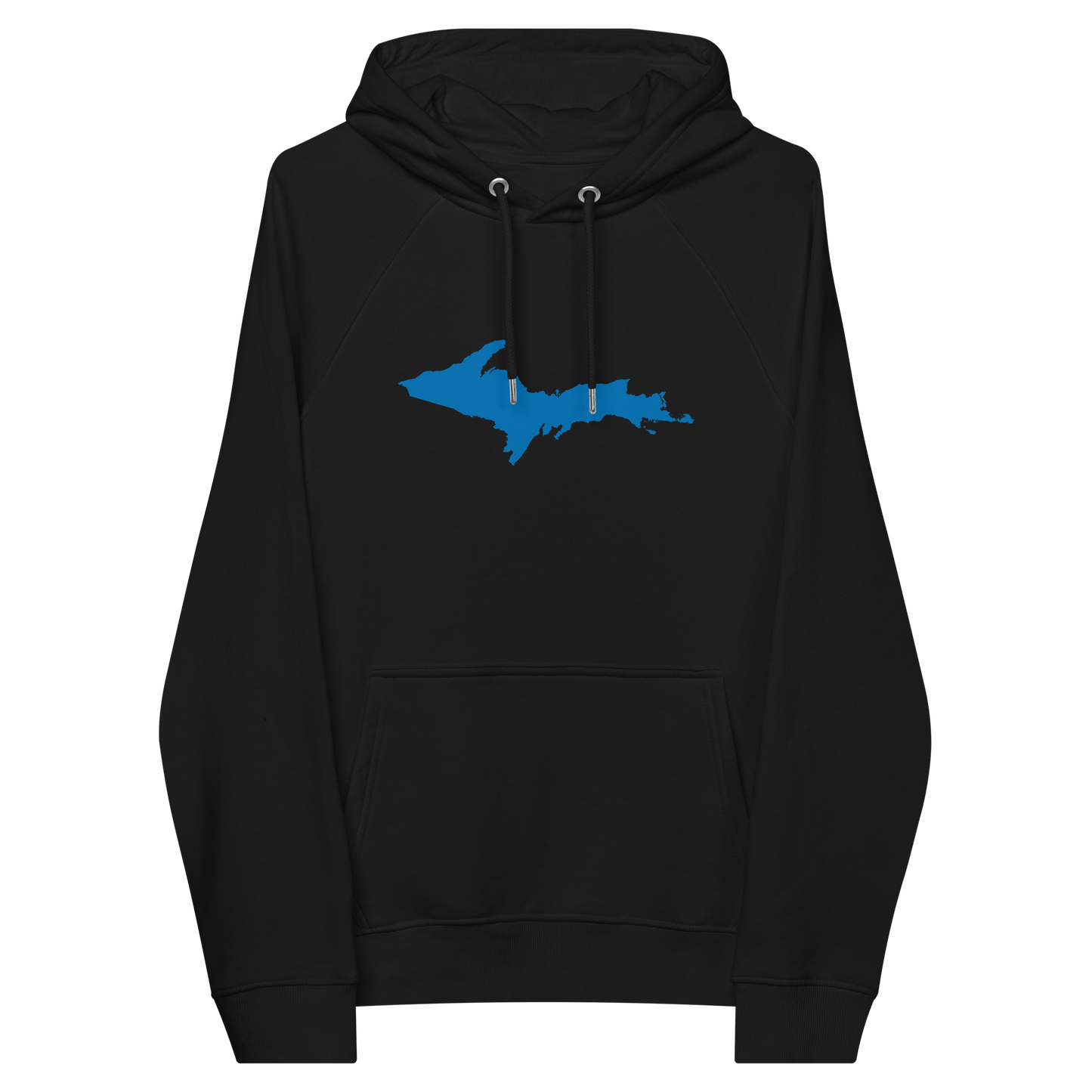 Michigan Upper Peninsula Hoodie (w/ Azure UP Outline) | Unisex Organic