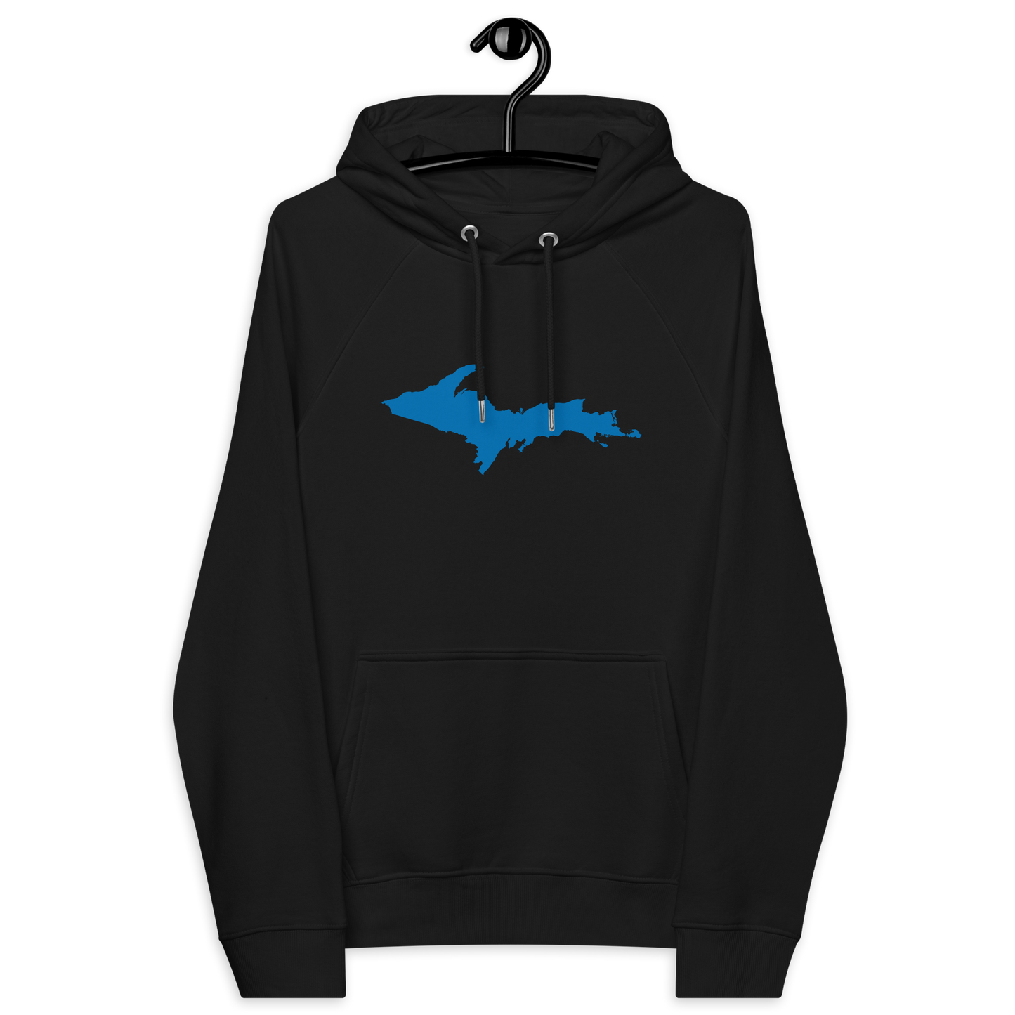 Michigan Upper Peninsula Hoodie (w/ Azure UP Outline) | Unisex Organic