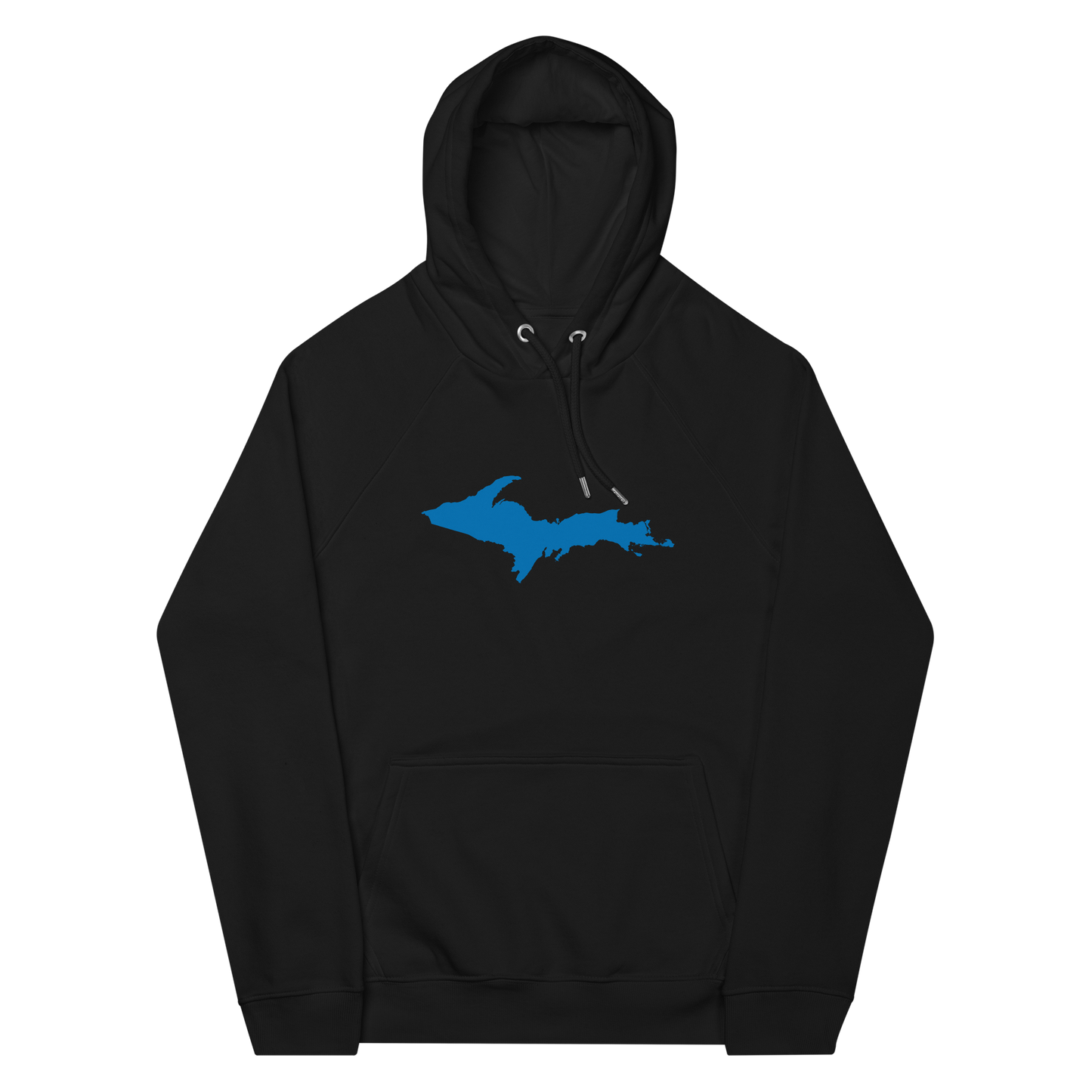 Michigan Upper Peninsula Hoodie (w/ Azure UP Outline) | Unisex Organic