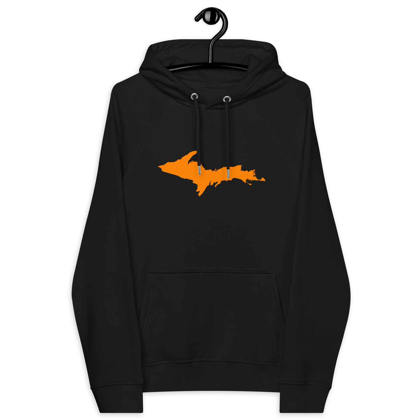 Michigan Upper Peninsula Hoodie (w/ Orange UP Outline) | Unisex Organic