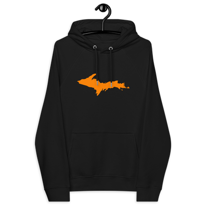 Michigan Upper Peninsula Hoodie (w/ Orange UP Outline) | Unisex Organic