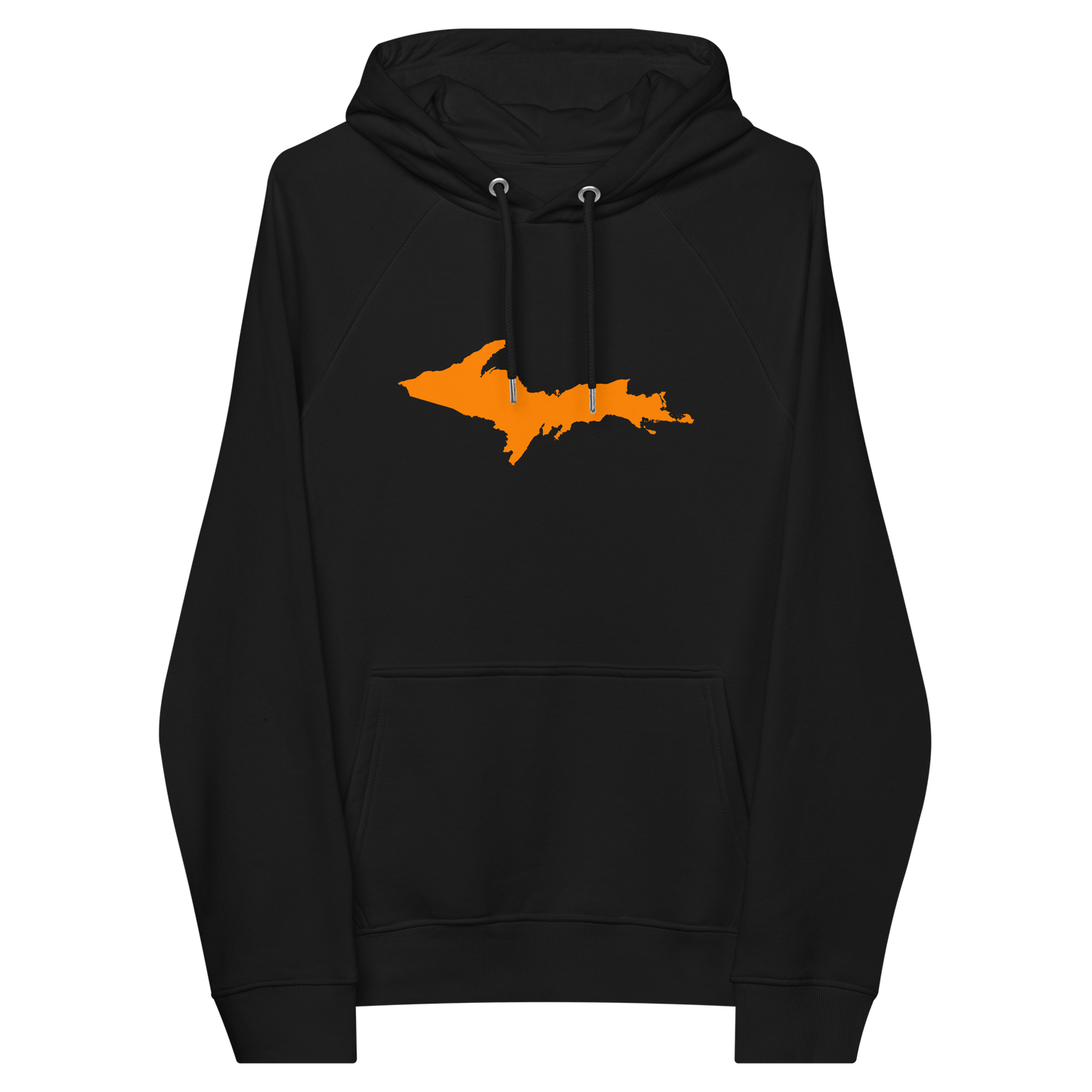 Michigan Upper Peninsula Hoodie (w/ Orange UP Outline) | Unisex Organic