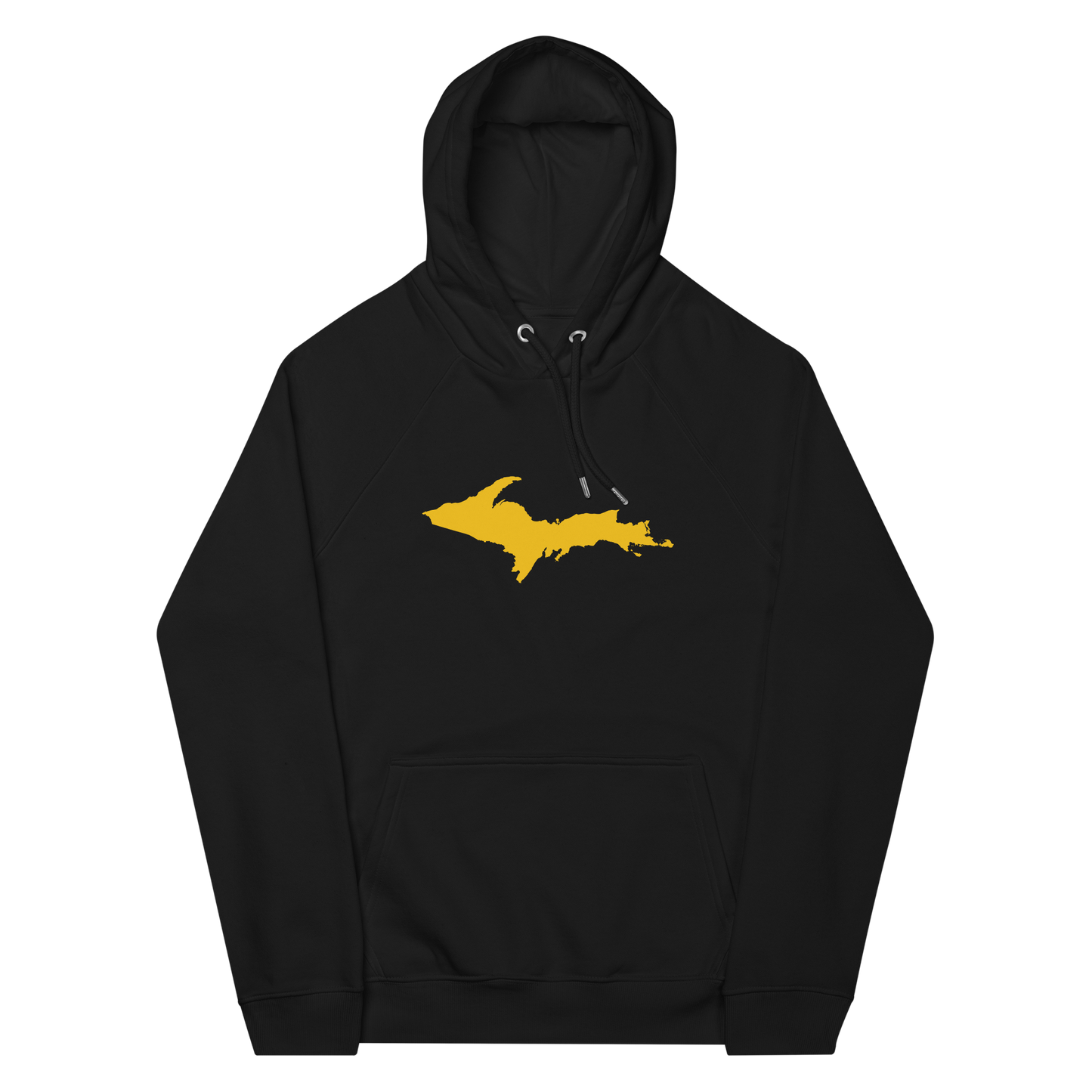 Michigan Upper Peninsula Hoodie (w/ Gold UP Outline) | Unisex Organic