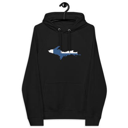 Michigan Upper Peninsula Hoodie (w/ UP Finland Flag Outline) | Unisex Organic