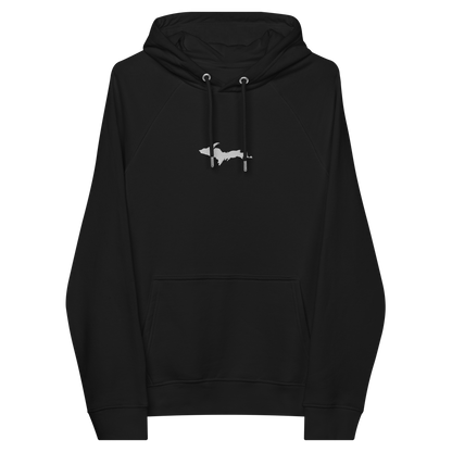 Michigan Upper Peninsula Hoodie (w/ Embroidered UP Outline) | Unisex Organic