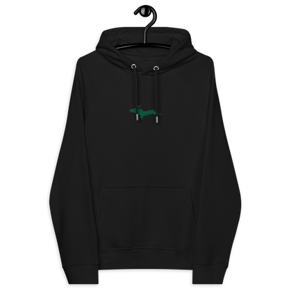 Michigan Upper Peninsula Hoodie (w/ Embroidered Green UP Outline) | Unisex Organic