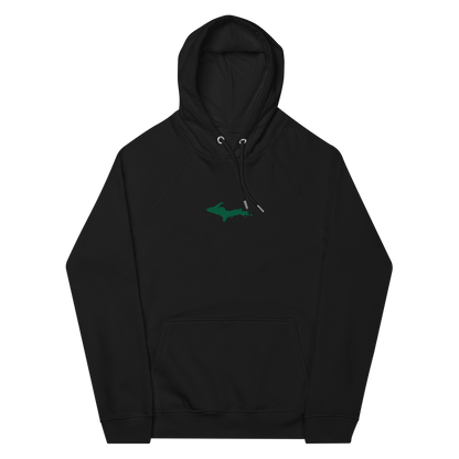 Michigan Upper Peninsula Hoodie (w/ Embroidered Green UP Outline) | Unisex Organic