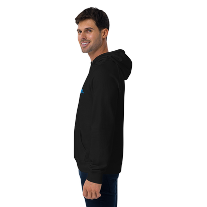 Michigan Upper Peninsula Hoodie (w/ Azure UP Outline) | Unisex Organic