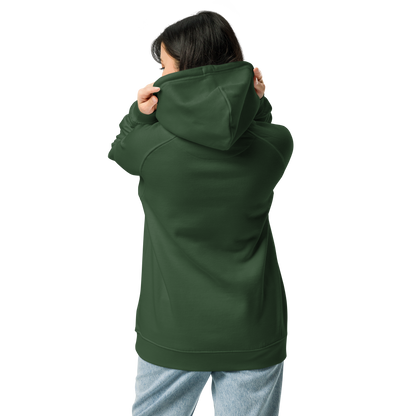 Michigan Upper Peninsula Hoodie (w/ Embroidered Green UP Outline) | Unisex Organic