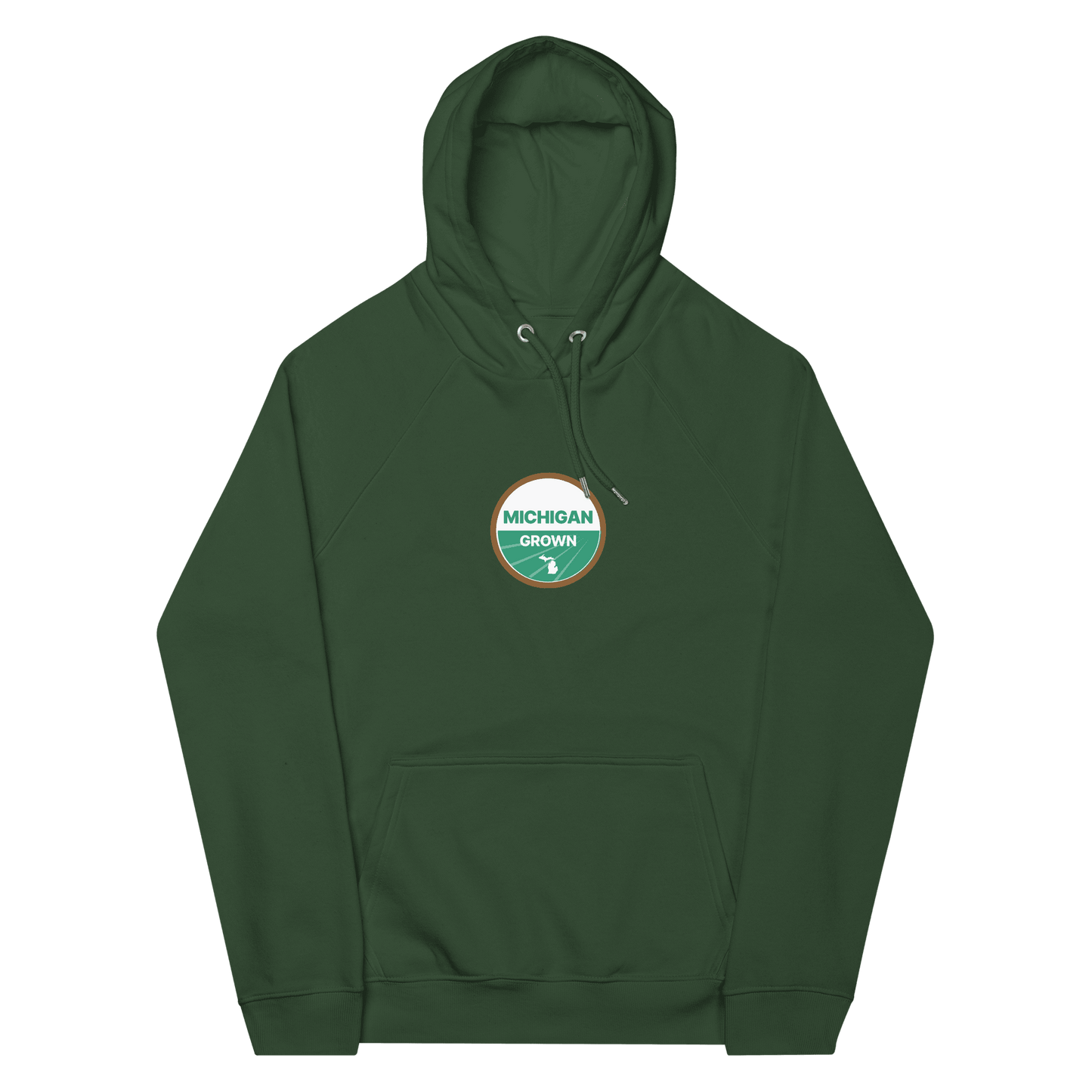 'Michigan Grown' Hoodie (Agricultural Certification Parody) | Unisex Organic - Circumspice Michigan