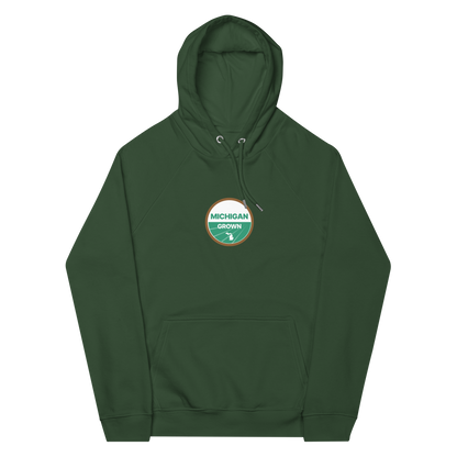 'Michigan Grown' Hoodie (Agricultural Certification Parody) | Unisex Organic