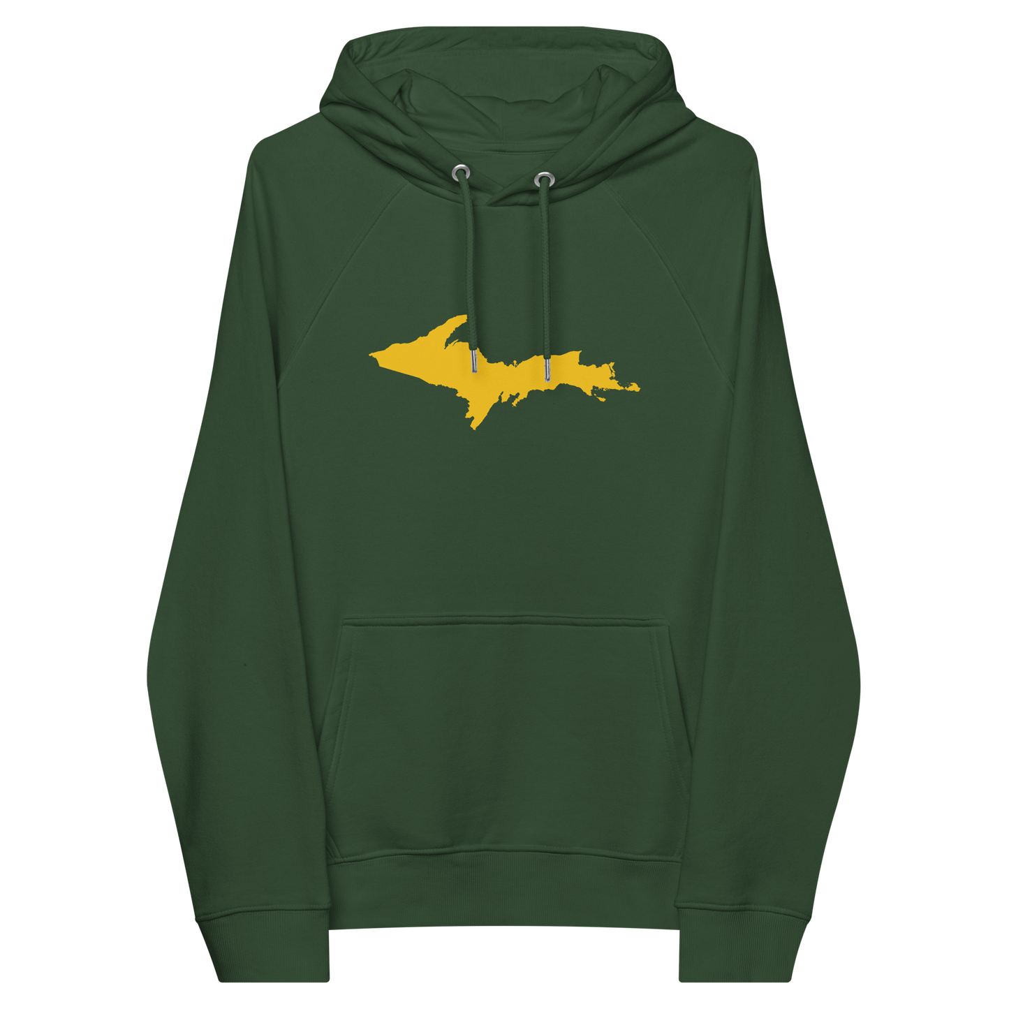 Michigan Upper Peninsula Hoodie (w/ Gold UP Outline) | Unisex Organic