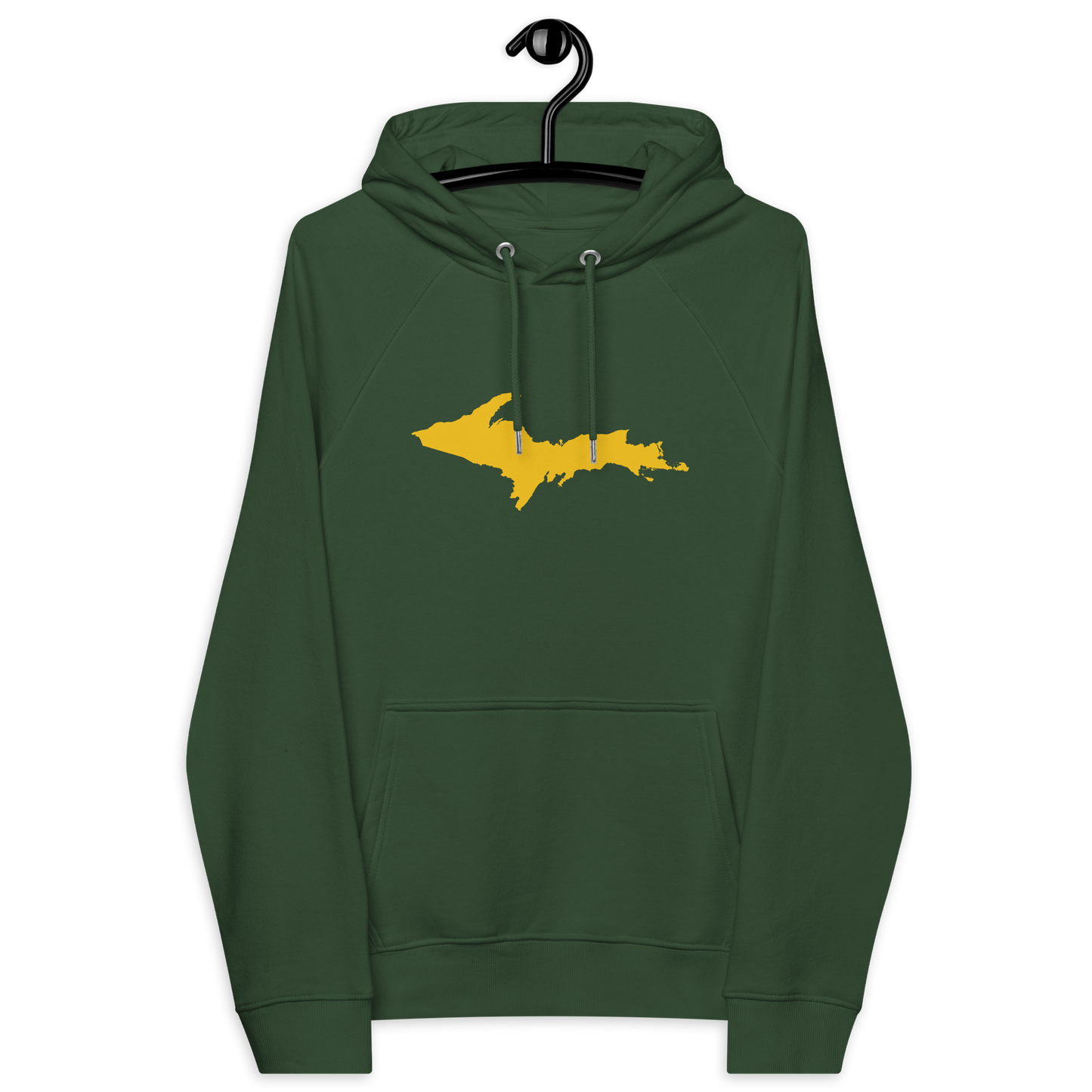 Michigan Upper Peninsula Hoodie (w/ Gold UP Outline) | Unisex Organic