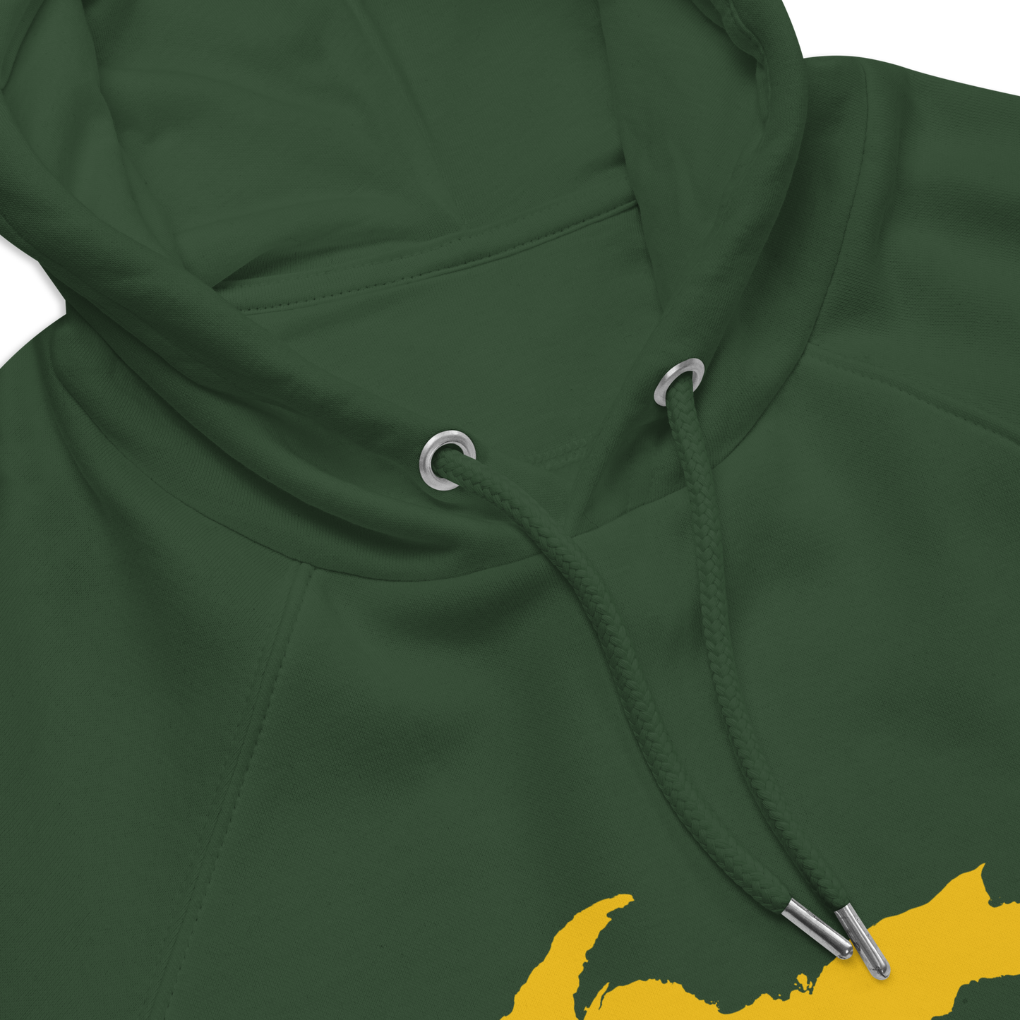 Michigan Upper Peninsula Hoodie (w/ Gold UP Outline) | Unisex Organic