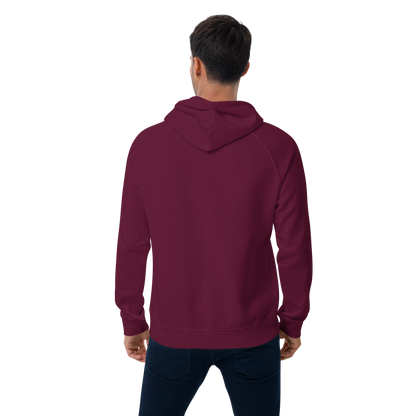 Michigan Upper Peninsula Hoodie (w/ Embroidered Pink UP Outline) | Unisex Organic
