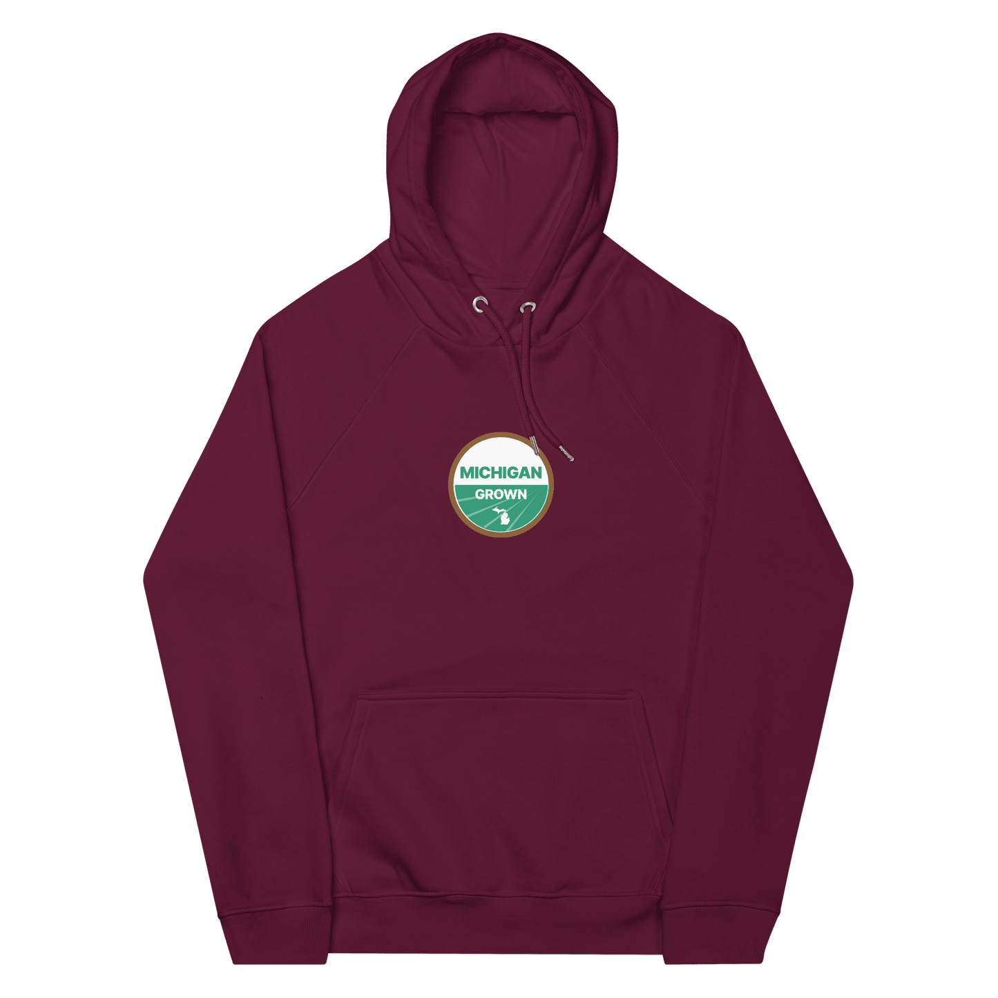 'Michigan Grown' Hoodie (Agricultural Certification Parody) | Unisex Organic - Circumspice Michigan