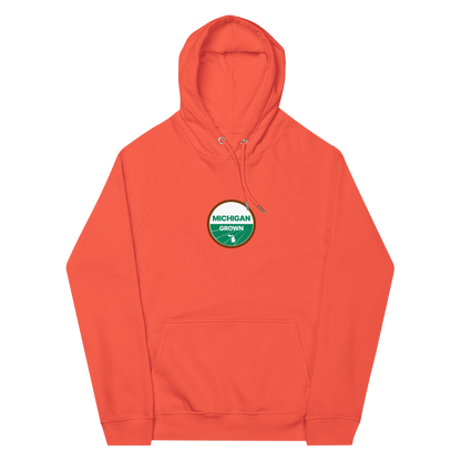 'Michigan Grown' Hoodie (Agricultural Certification Parody) | Unisex Organic - Circumspice Michigan