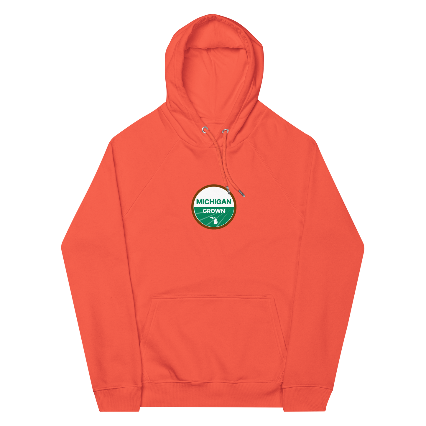 'Michigan Grown' Hoodie (Agricultural Certification Parody) | Unisex Organic