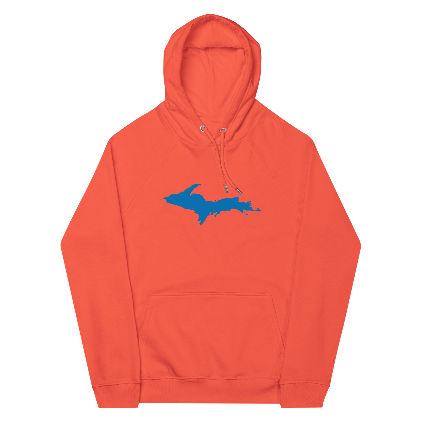 Michigan Upper Peninsula Hoodie (w/ Azure UP Outline) | Unisex Organic