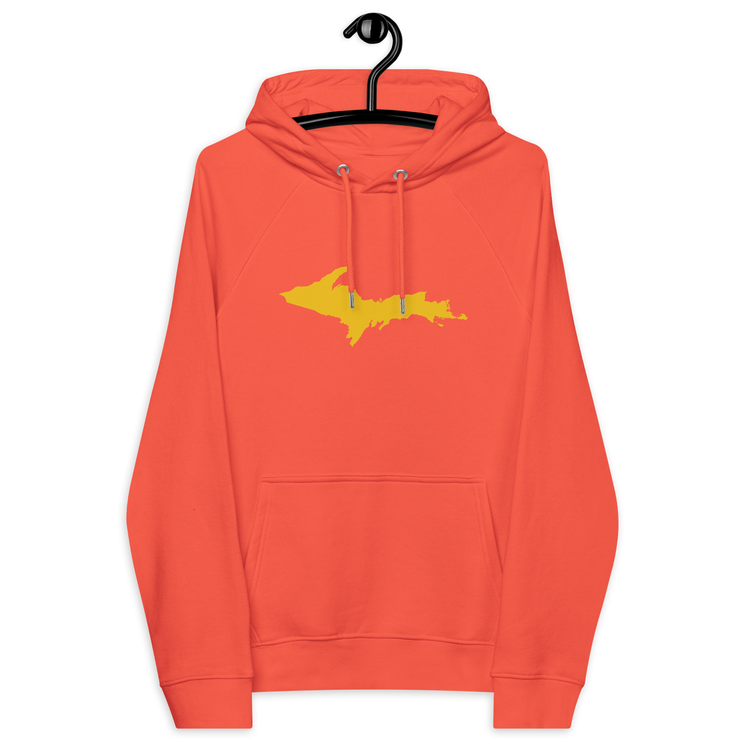 Michigan Upper Peninsula Hoodie (w/ Gold UP Outline) | Unisex Organic