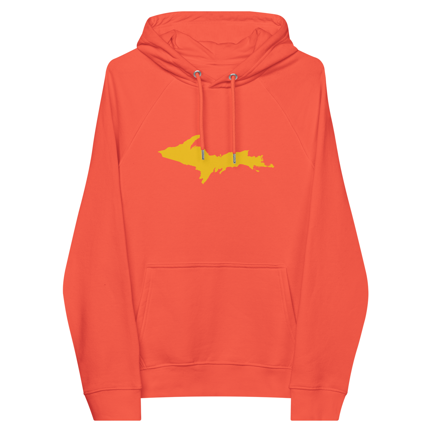 Michigan Upper Peninsula Hoodie (w/ Gold UP Outline) | Unisex Organic