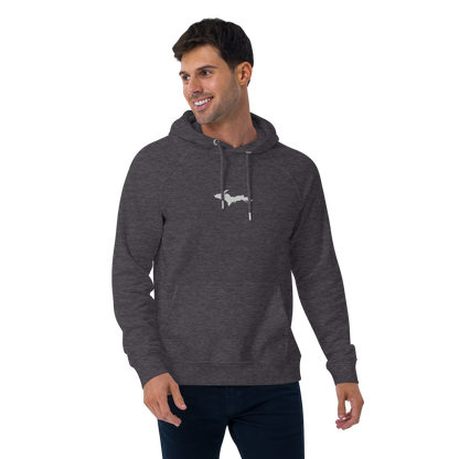 Michigan Upper Peninsula Hoodie (w/ Embroidered UP Outline) | Unisex Organic