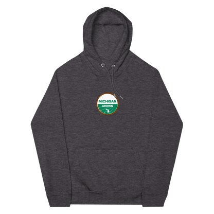 'Michigan Grown' Hoodie (Agricultural Certification Parody) | Unisex Organic