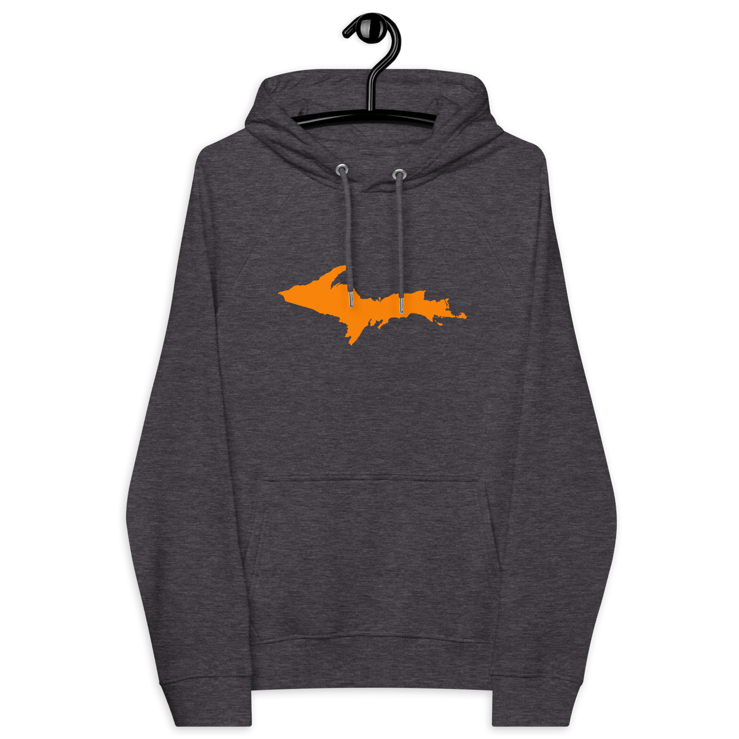 Michigan Upper Peninsula Hoodie (w/ Orange UP Outline) | Unisex Organic