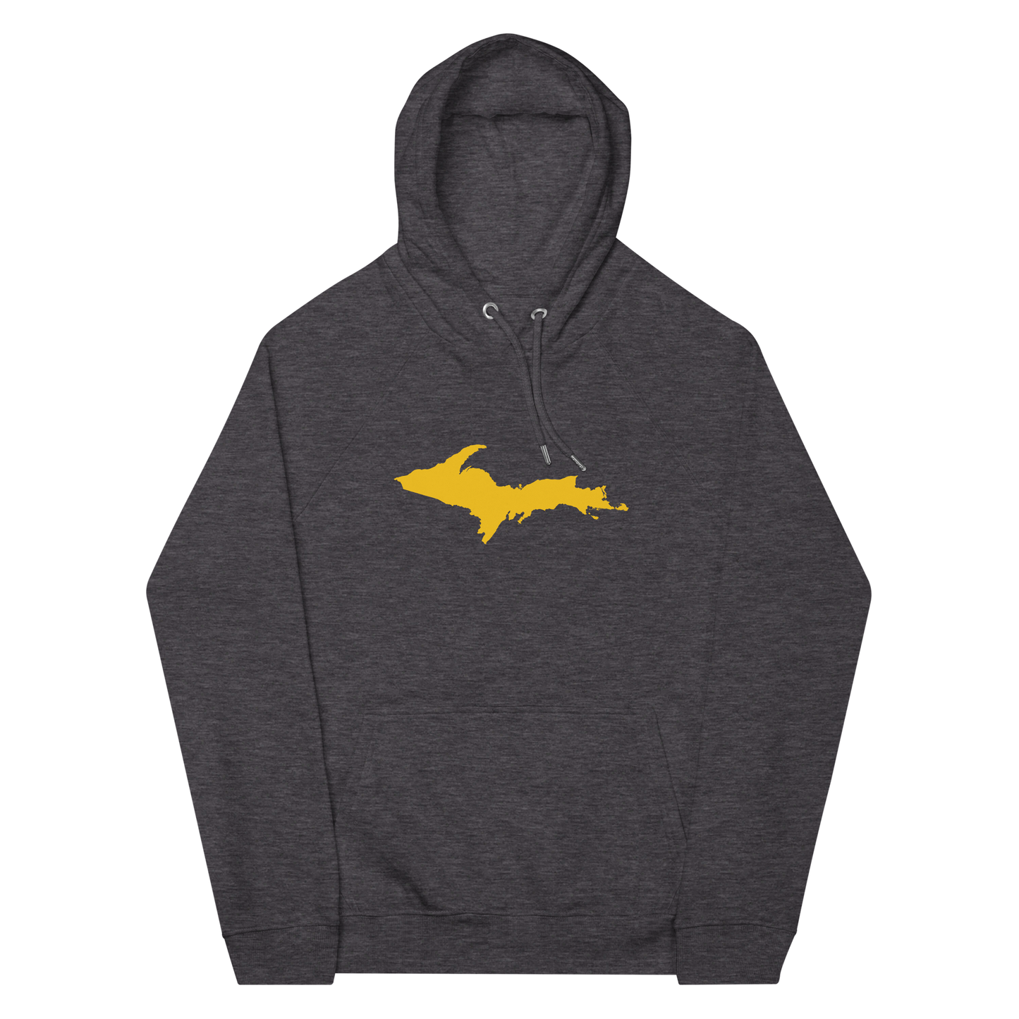 Michigan Upper Peninsula Hoodie (w/ Gold UP Outline) | Unisex Organic