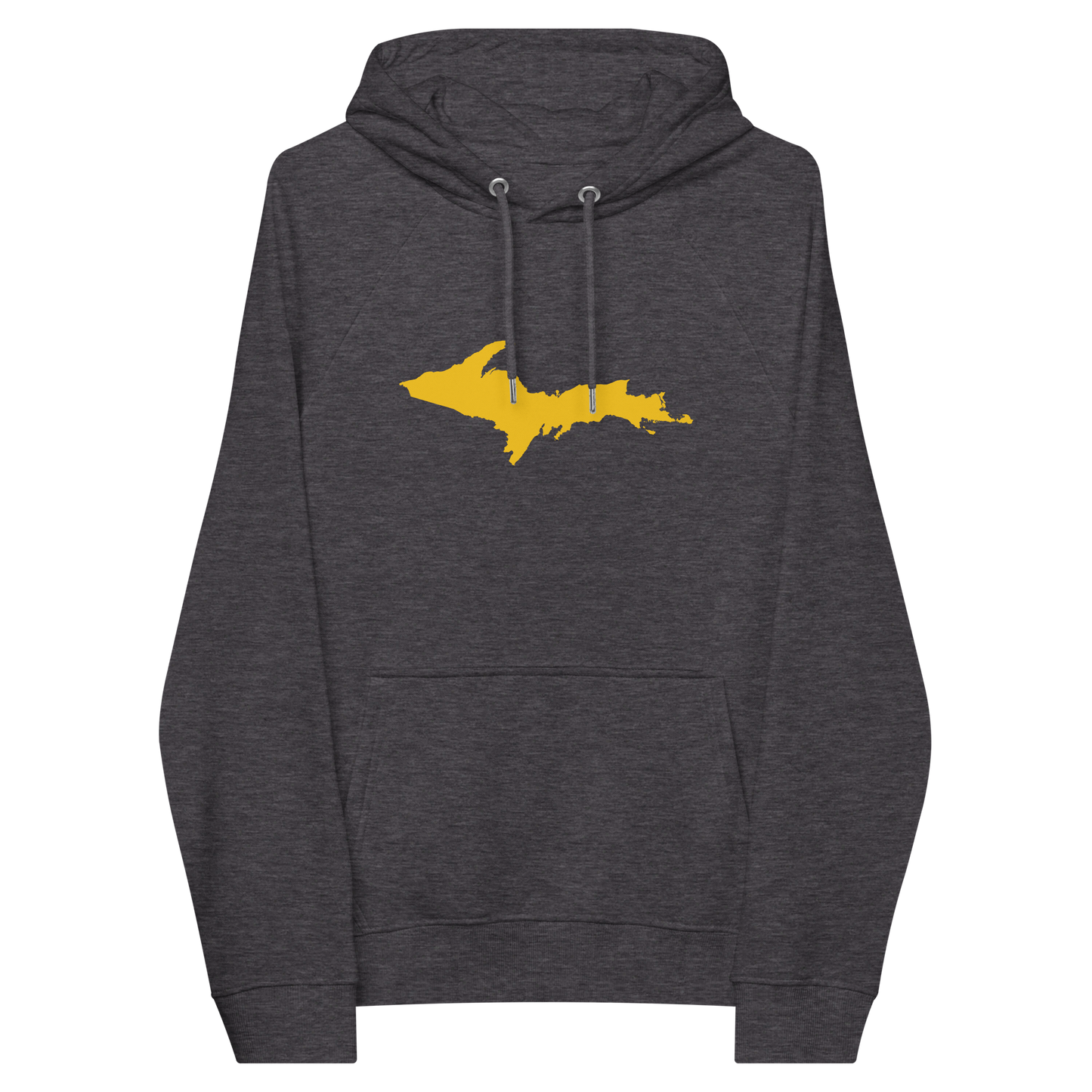 Michigan Upper Peninsula Hoodie (w/ Gold UP Outline) | Unisex Organic