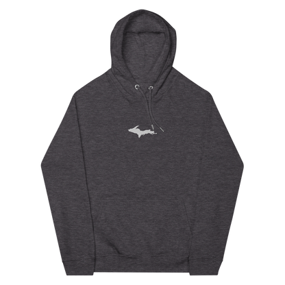 Michigan Upper Peninsula Hoodie (w/ Embroidered UP Outline) | Unisex Organic