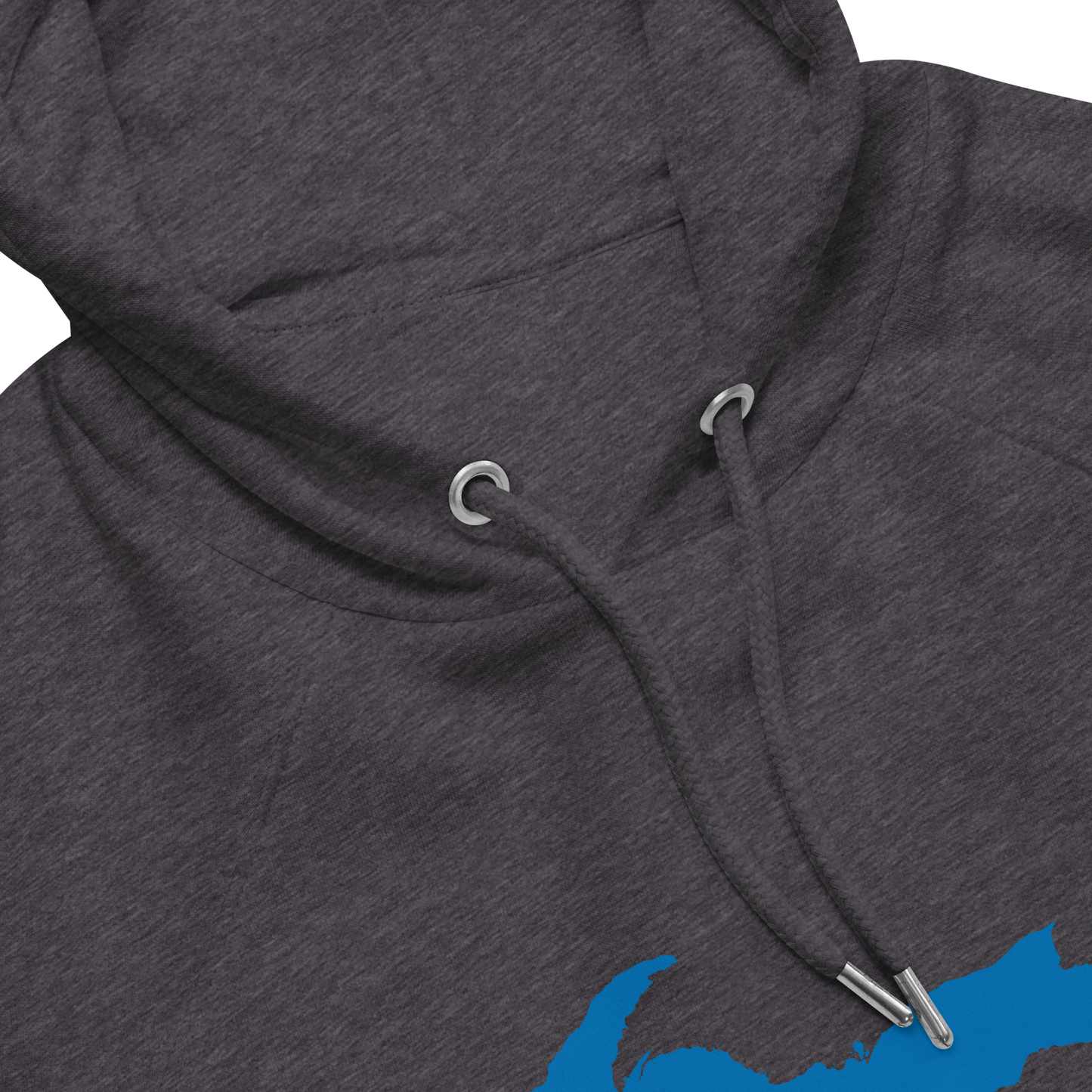 Michigan Upper Peninsula Hoodie (w/ Azure UP Outline) | Unisex Organic