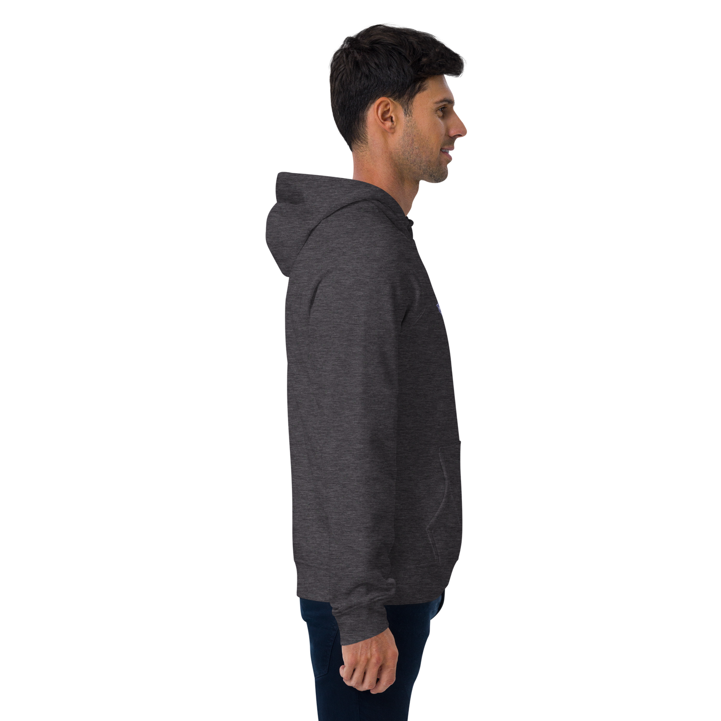 Michigan Upper Peninsula Hoodie (w/ MI USA Flag Outline) | Unisex Organic