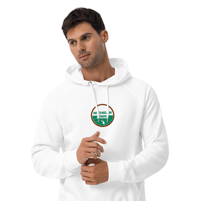 'Michigan Grown' Hoodie (Agricultural Certification Parody) | Unisex Organic - Circumspice Michigan