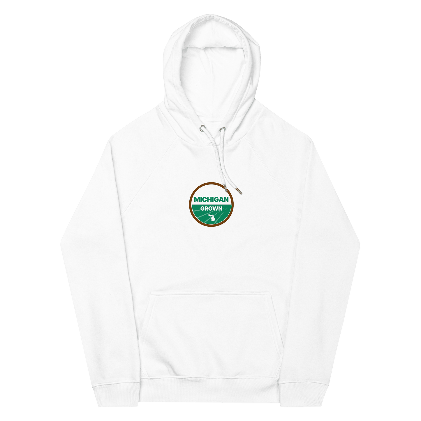 'Michigan Grown' Hoodie (Agricultural Certification Parody) | Unisex Organic - Circumspice Michigan