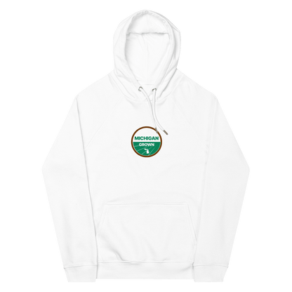 'Michigan Grown' Hoodie (Agricultural Certification Parody) | Unisex Organic - Circumspice Michigan