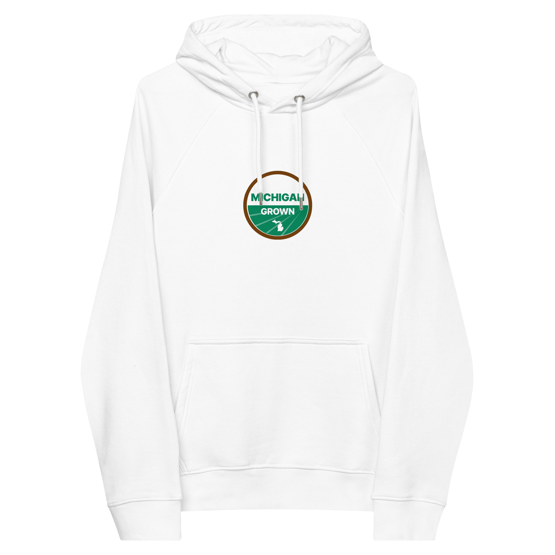 'Michigan Grown' Hoodie (Agricultural Certification Parody) | Unisex Organic - Circumspice Michigan